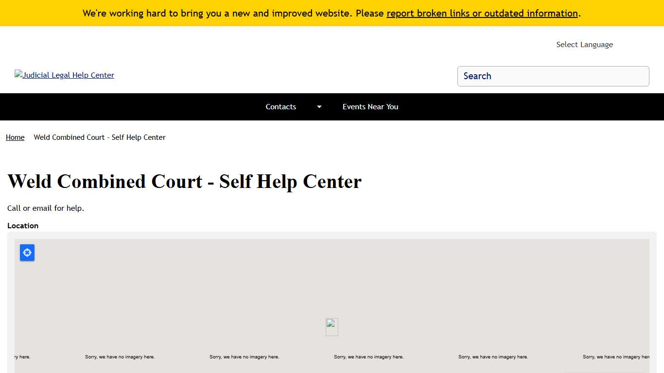 Weld Combined Court - Self Help Center | Judicial Legal Help Center